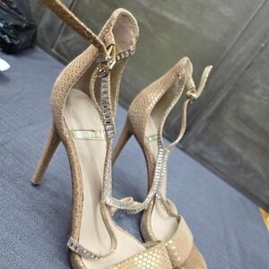 Marciano by Guess Rhinestone Tstrap stilettos